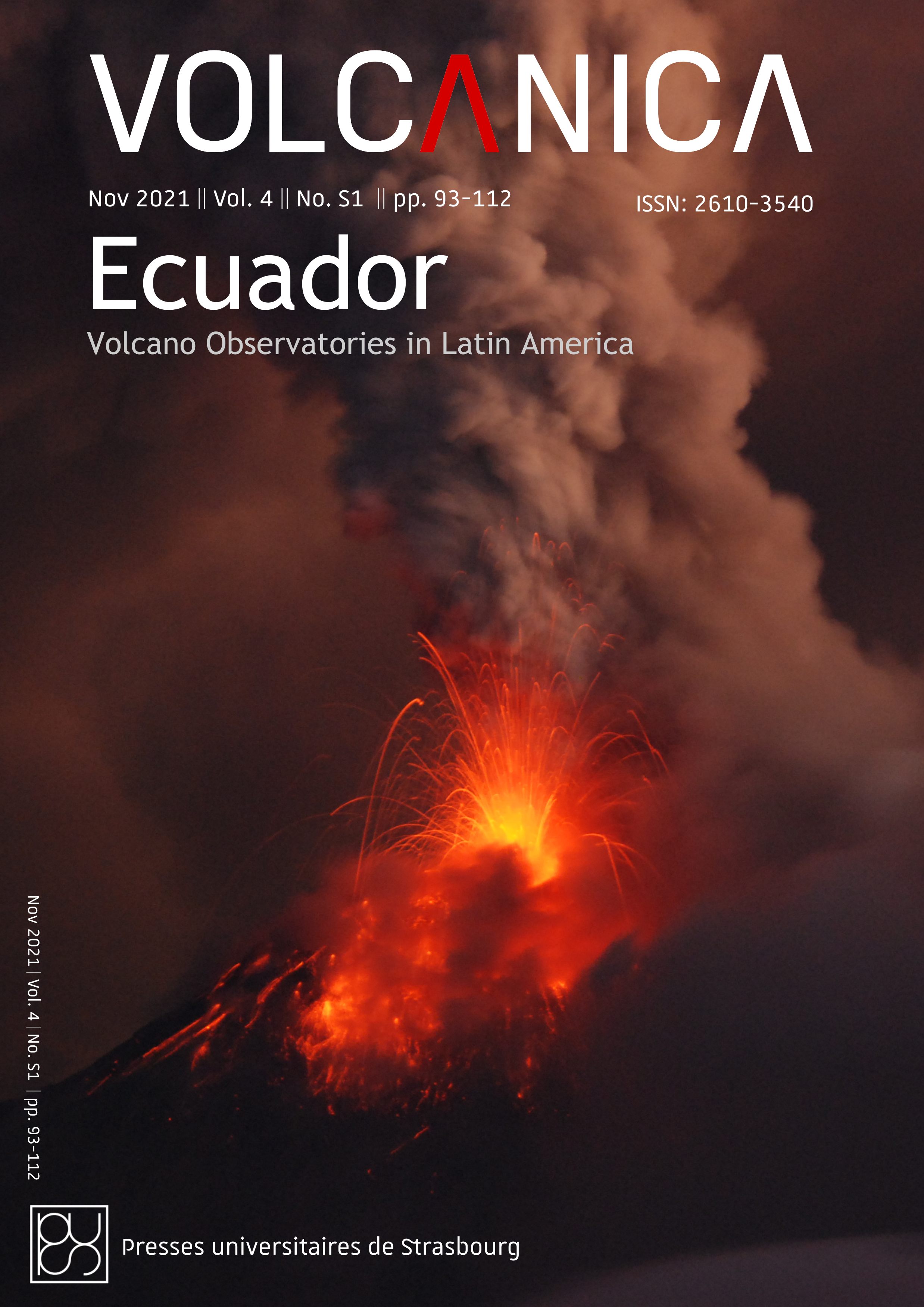 Explosive eruption of Tungurahua volccano, Ecuador. Photo by Silvia Vallejo Vargas